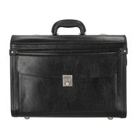 D&N Business - Maletín 46 cm Leder (schwarz)
