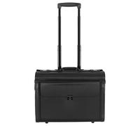 D&N Business - Maletín de piloto con 2 ruedas 48 cm PU (schwarz)