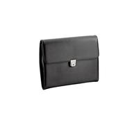 D&N Easy Business - Carpeta de conferencia feingenarbtes PU mit Organizer 36 cm (schwarz)