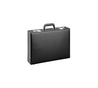 D&N Tradition Business - Maletín para documentos 44 cm expandible PU (schwarz)