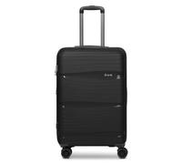 d&n Travel Line 4300-Plus 4 ruedas Carrito M 65 cm con pliegue de expansión negro
