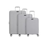 d & n Travel Line 4500 4 ruedas Juego de maletas 3 piezas Con asa expansible gris