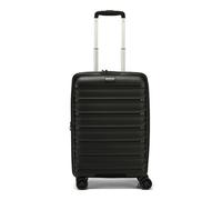 d&n Travel Line 4700 4 ruedas Carro de la cabina 55 cm con pliegue de expansión negro