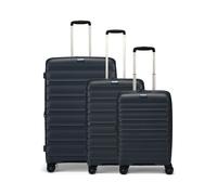 d & n Travel Line 4700 4 ruedas Juego de maletas 3 piezas Con asa expansible azul