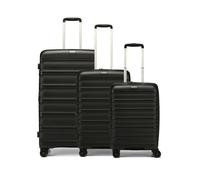 d & n Travel Line 4700 4 ruedas Juego de maletas 3 piezas Con asa expansible negro