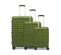 d & n Travel Line 4700 4 ruedas Juego de maletas 3 piezas Con asa expansible verde oliva