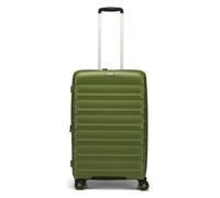 d & n Travel Line 4700 4 ruedas Trolley 68 cm Con asa expansible verde oliva