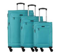 d&n Travel Line 6804 Juego de maletas de 4 ruedas 3pcs. petróleo