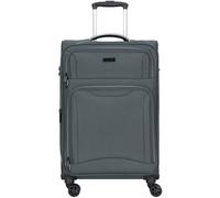 d&n Travel Line 9204 4 ruedas Carrito M 66 cm con pliegue de expansión gris