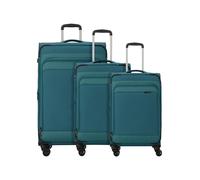 d & n Travel Line 9504 4 ruedas Juego de maletas 3 piezas Con asa expansible verde