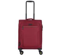 d&n Travel Line 9704 4 ruedas Carro de la cabina S 55 cm con pliegue de expansión rojo