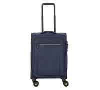 d & n Travel Line 9704 4 ruedas Maleta de cabina S 55 cm Con asa expansible azul