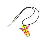 (D Necklace)Figura de Acción Crash Bandicoot Máscara Aku Dr Neo Corteza Llavero Colgante Collar