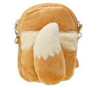 (D) New 20cm Pokemon Plush Bag Anime Figure Pikachu Psyduck Bulbasaur Kawaii Crossbody Bag Anime Peripheral Boy Kids Gifts