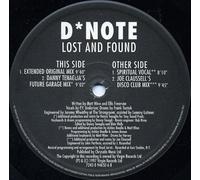 D-Note - Lost and Found [12 [Vinyl LP]