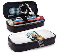 D-O-L-L-Y Parton - Estuche de piel para lápices de gran capacidad, impermeable, con cremallera, para niños, niñas, adolescentes, adultos, trabajo escolar, etc