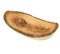 D.O.M. 9872 - Cuenco ovalado (17-20 cm, madera de olivo)