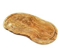 D.O.M. Die Olivenholz-Manufaktur D.O.M. - Tabla de Cocina de Madera de Olivo con surco Aprox. 50 cm