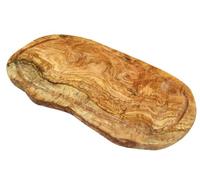 D, o.m. Tabla de cortar de madera de olivo de aproximadamente 45 cm