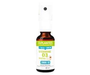 D.Plantes Vitamina D3 2000UI Spray Vegetal 20ml