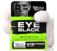 D.R.I.P Over Skill Eye Black, pintura facial deportiva formulada naturalmente, probada por dermatólogos, hipoalergénica, repele el sudor, antirreflejos para béisbol, fútbol, sóftbol, lacrosse