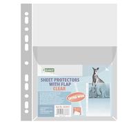 D.RECT 25 Unidades Fundas Plastico - Fundas Transparentes, 100 µm/mic/micron Grosor: 0,10 mm, 240x350 mm, Granulado