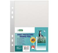 D.RECT 100 fundas A5 antiestáticas, organizadores de documentos, con granulado