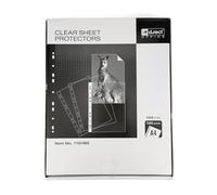 D.RECT 100 Unidades Fundas Plastico - Fundas Transparentes, 105 µm/mic/micron Grosor: 0,105 mm, 230x302 mm, Embalaje de Cartón, Cristalino