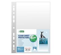 D.RECT 25 Unidades Fundas Plastico - Fundas Transparentes, 120 µm/mic/micron Grosor: 0,12 mm, 238x304 mm, Cristalino