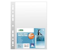 D.RECT 25 Unidades Fundas Plastico - Fundas Transparentes, 120 µm/mic/micron Grosor: 0,12 mm, 238x305 mm Cristalino