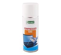 D.RECT Aire comprimido 400ml - Spray Limpiador, Compresor de Aire para Limpieza de Teclado, Ordenador, Cámara, Teléfono Móvil - Air Duster, Transparente