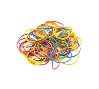 D.RECT Banda Elástica 1.5x1.5mm 1/2 Circunferencia 60mm | Bandas Elásticas para el Hogar, el Trabajo, la Oficina | Reutilizable, Duradero | Bolsa Estable de 1 kg | Colores Mezclados