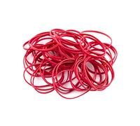 D.RECT Banda Elástica 1.5x3mm 1/2 Circunferencia 80mm | Bandas Elásticas para el Hogar, el Trabajo, la Oficina | Reutilizable, Duradero | Bolsa Estable de 1 kg | Rojo