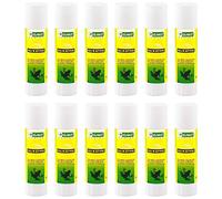 D.RECT Barra de Pegamento PVA 12 unidades 10 g - sin Olor, Lavable, Fuerte Adhesión para Papel, Cartón, Fotos y Tela Ligera