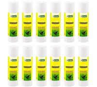 D.RECT Barra de Pegamento PVA 12 unidades 36 g - sin Olor, Lavable, Fuerte Adhesión para Papel, Cartón, Fotos y Tela Ligera