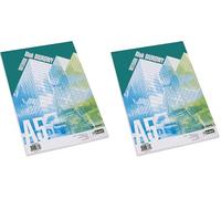 D.RECT Bloc de cartas cuadriculado 009600, 70 g/m², A5, 100 hojas (Paquete de 2)