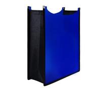 D.RECT Caja Escolar A4 Azul - Pack 6 Unidades - Organizador para Cuadernos, Libros y Documentos - Carpeta Abierta por Arriba - Caja de Plástico Resistente - Fácil de Guardar en Mochila Escolar