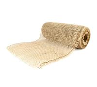 D.RECT Cinta de yute Natural para Floristería y Decoración 20x500cm - Marrón Rollo de Arpillera para Envolver Regalos
