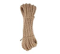 D.RECT- Cuerda de Yute 10mm 10m - Cuerda de Cáñamo - Cuerda de Fibra Natural