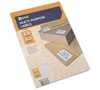 D.RECT | Etiquetas Adhesivas | Etiquetas Universales (50x18mm en A4) | Autoadhesivas Imprimibles 100 Hojas | 65 Paquetes de Etiquetas | Hoja 6500 Piezas | Blanco