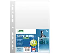 D.RECT - Fundas para documentos, fundas transparentes transparentes para organizar y proteger, 80 µm A4, 100 unidades