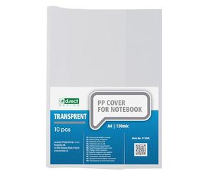 D.RECT Juego de 10 Sobres DIN A4 Transparentes - Fundas de Polipropileno Resistente y Fácil de Limpiar, 150 micras, Transparentes