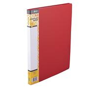 D.RECT Juego de 20 Carpetas de Polipropileno | 20 Carpetas de Alta Transparencia | Etiqueta de Contenido de la Columna Vertebral | A4 | Color : Rojo