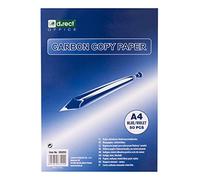D.RECT Papel Carbón A4 Azul Violeta 50 Hojas Copiador Manual Transferencia Escritura