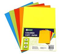 D.RECT Papel de Copia A4 de Colores - 100 Hojas (5 × 20) - Papel para Impresoras Láser y de Inyección de Tinta - Colores Surtidos