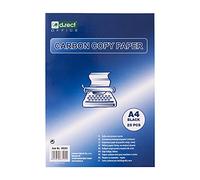 D.RECT Papel de fibra de carbono, escritura negra, DIN A4, 25 hojas/paquete