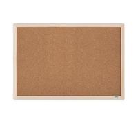 D.RECT Pizarra de corcho con marco de madera, 90 x 120 cm, tablero de corcho