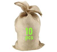 D.RECT Saco 10x Multifuncional 85x50 cm Protección de Invierno para Plantas en Macetas y Sartenes Jardín i Bolsa para Patatas i 100% Yute Resistente, Natural, 85 x 50 cm, 110986