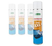 D.RECT Spray de Aire Comprimido 4x600ml | Purificador de Aire Comprimido | Limpiador de Teclado | Cámara de Ordenador Teléfono Móvil | Limpiador de PC sin Olor | Limpiador de Ordenador y Teclado