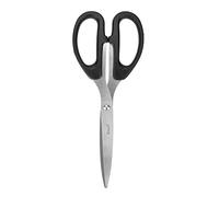 D.RECT Tijeras para Cortar de Acero Inoxidable 21 cm para Papel y Cinta Adhesiva Mango de Plástico Irrompible Tijeras para la Escuela y la Oficina, Negro